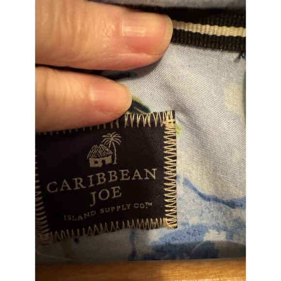 Carribean Joe Men's Casual Button-Up Shirt Size Large Tropical (W36) - Picture 4 of 10